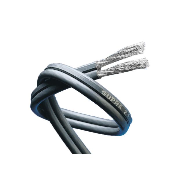 Højttaler SUPRA 1000000198 isolering af ionstabil PVC 2x2,5 mm², grå, 200 m