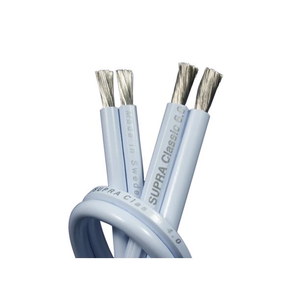 Højttaler SUPRA 1000000107 isolering af ionstabil PVC 2x4 mm², blå, 100 m