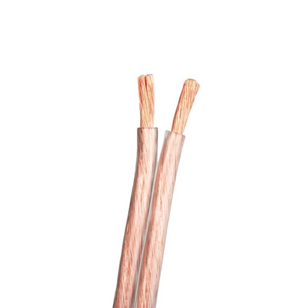Højttaler SUPRA 2000000089 0,127 mm, anoxiske kobberstrenge 2x2,5, gennemsigtig, 600 m