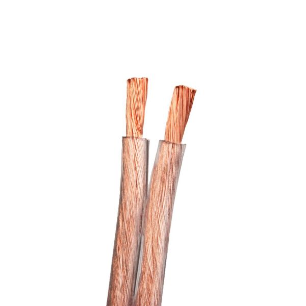 Højttaler SUPRA 2000000139 0,127 mm, anoxiske kobberstrenge 2x4.0 gennemsigtig, 400 m