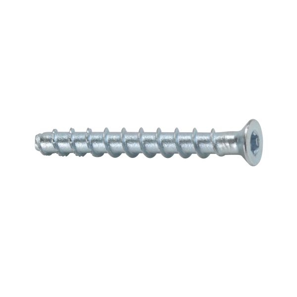 Betonskrue Heco Multi-Monti 9605954 MULTI-MONTI MMS + KS, LILLE HOVED 5/5 x 40 mm, hvid, pakke med 25