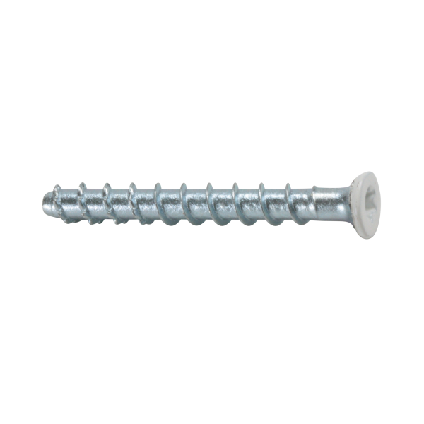 Betonskrue Heco Multi-Monti 917225040712 MULTI-MONTI MMS + KS, LILLE HOVED 5/5 x 40 mm, hvid, stk. 200