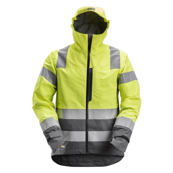 Shelljakke Snickers Workwear 1330 AllroundWork Bemærk, gul/grå Hi-Vis, gul/grå S