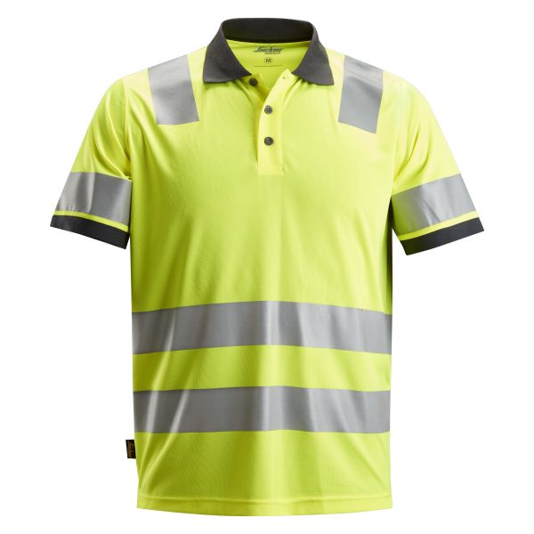 Poloshirt Snickers Workwear 2730 AllroundWork Bemærk, gul Hi-Vis, gul L