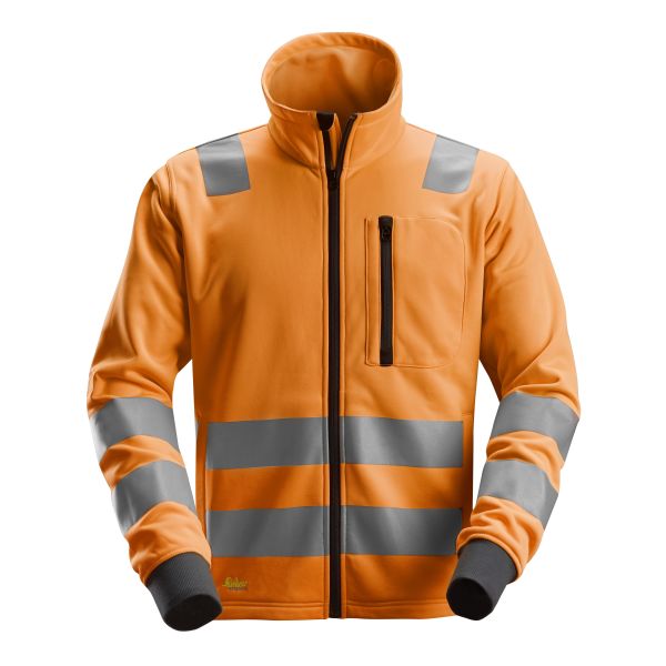 Fleecetakki Snickers Workwear 8036 AllroundWork heijastimet, oranssi Huomioväri, Oranssi XXL