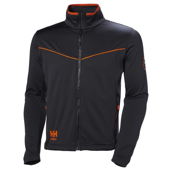 Sweater Helly Hansen Workwear Chelsea Evolution 72146-990 sort/orange XL