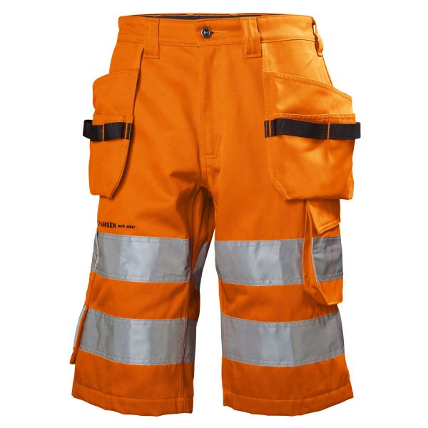 Työshortsit Helly Hansen Workwear Alna 77415-269 heijastimet, oranssi C46