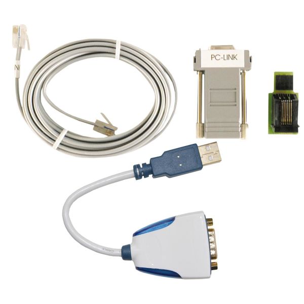 Fjernbetjent servicekabel DSC 80006449 med USB til tilslutning til pc 