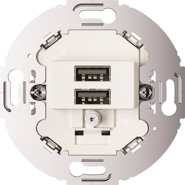 Ladduttag Hager 260219 3000 mA, 100-240V Vit