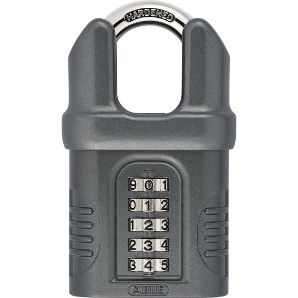 Riippulukko ABUS 158CS/65 numeroyhdistelmälukitus (5-numeroinen), suojattu sanka 