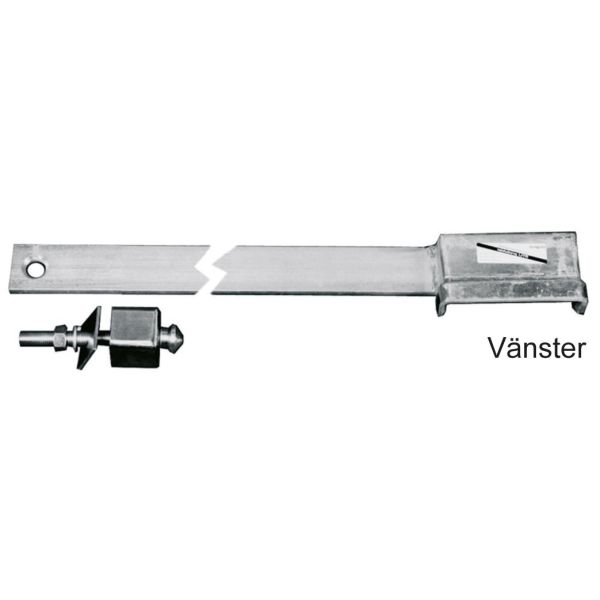 Låsestang Ryli 8128123 700 mm, herdet kulebolt Venstre