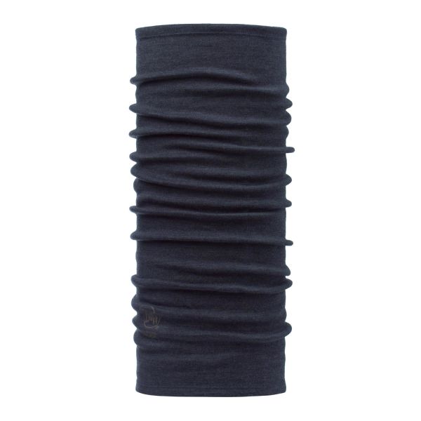 Halsvarmere Buff Merino Thermal Navyblå, merinould 