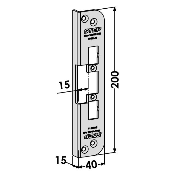 Stolpe STEP ST4005-15 for STEP 90 Release 15 mm, 200 mm