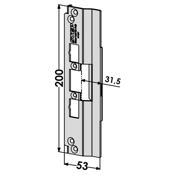Post STEP ST4027 til Schüco profilsystemer 31,5 mm