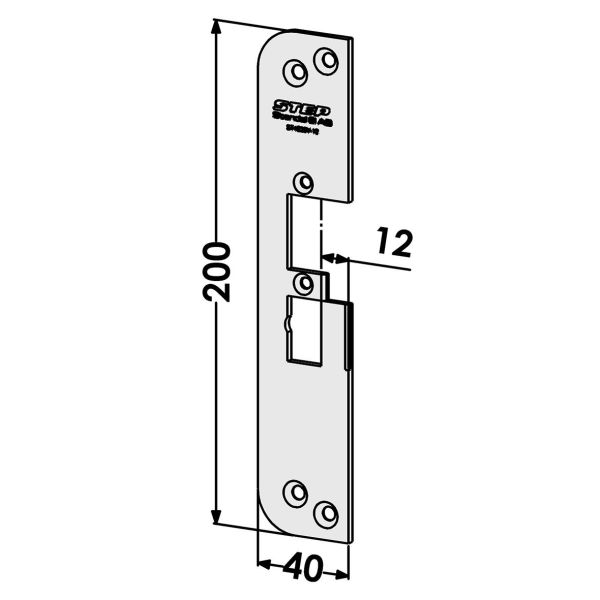 Stolpe STEP ST4030V-12 till STEP 40/90/48/98 Preload 12 mm, motsvarande 1887-1