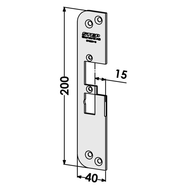 Post STEP ST4030V-15 til TRIN 40/90/48/98 Forudindlæs 15 mm, svarende til 1887-2