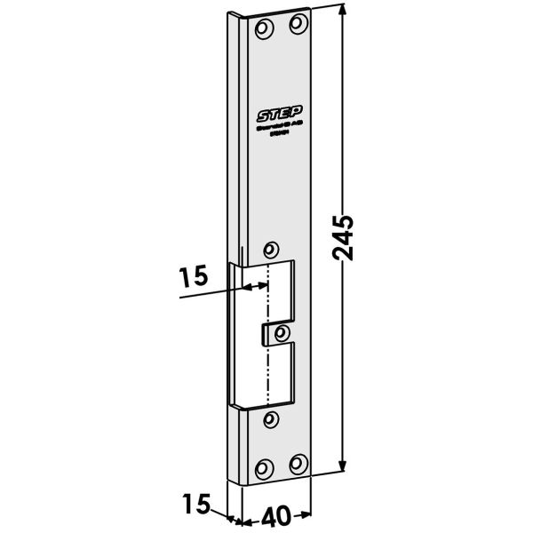 Tolppa STEP ST9519H vaihto Connect-sarjasta Module-sarjaan Oikea