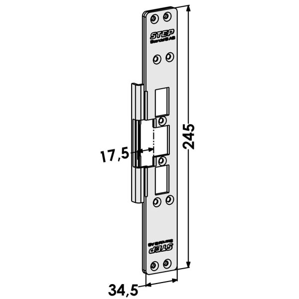Tolppa STEP ST6509 malliin STEP 60 Silent 17,5 mm