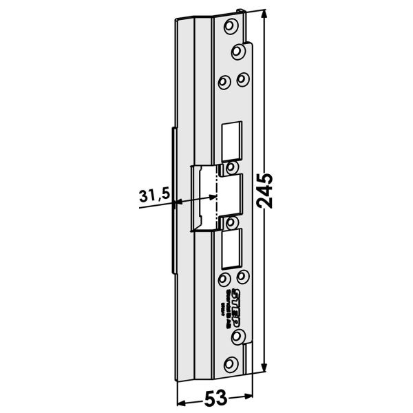 Stolpe STEP ST6517 for Schüco profilsystem 31,5 mm