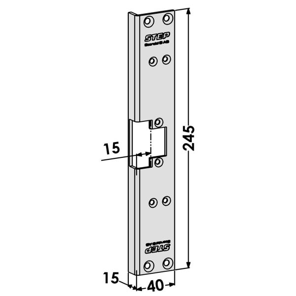 Tolppa STEP ST6545 malliin STEP 60 Silent 15 mm, vastaa Solid 732