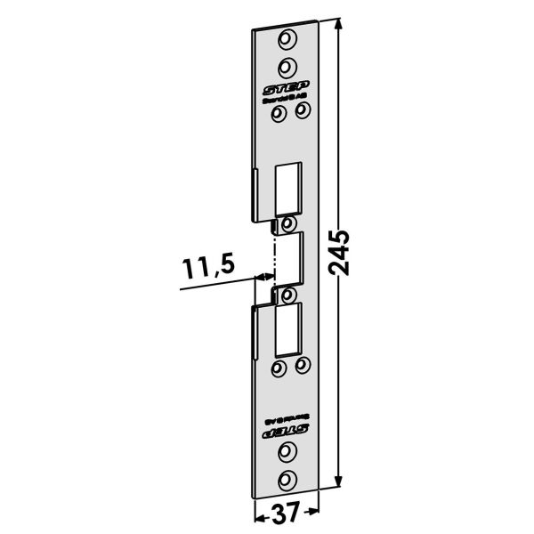 Post STEP ST6574 til Wicona profilsystemer 11,5 mm