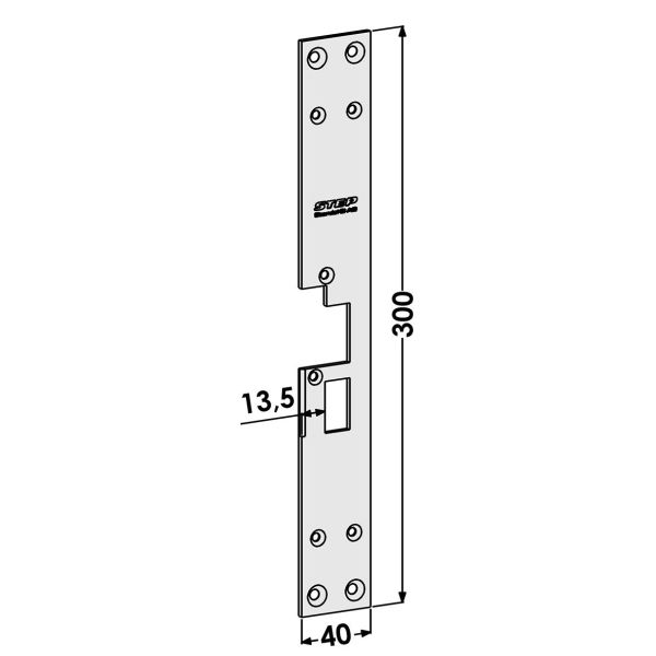 Stolpe STEP ST183-B för Connect/Modul Höger