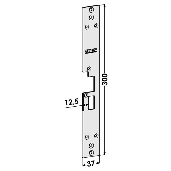 Stolpe STEP ST1801-B for Connect/Modul Høyre