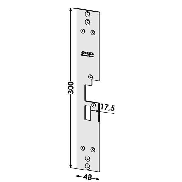 Stolpe STEP ST1802-B for Connect/Modul Høyre