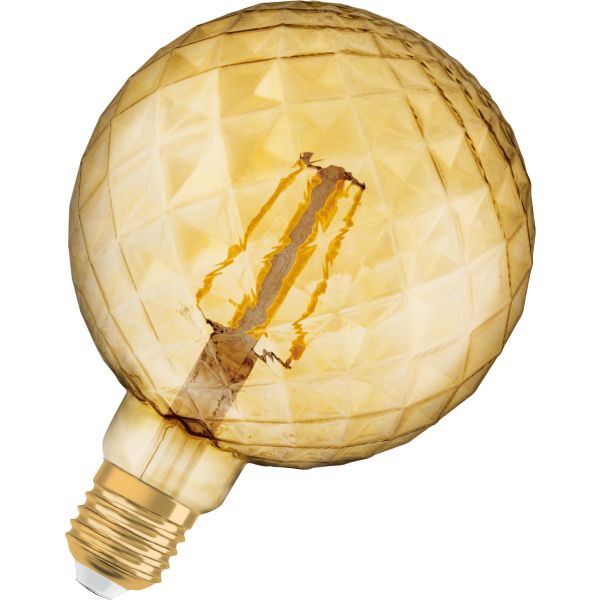 LED-lys Osram Vintage 1906 4 W, E27, 470 lm, 2500 K Pine kegle