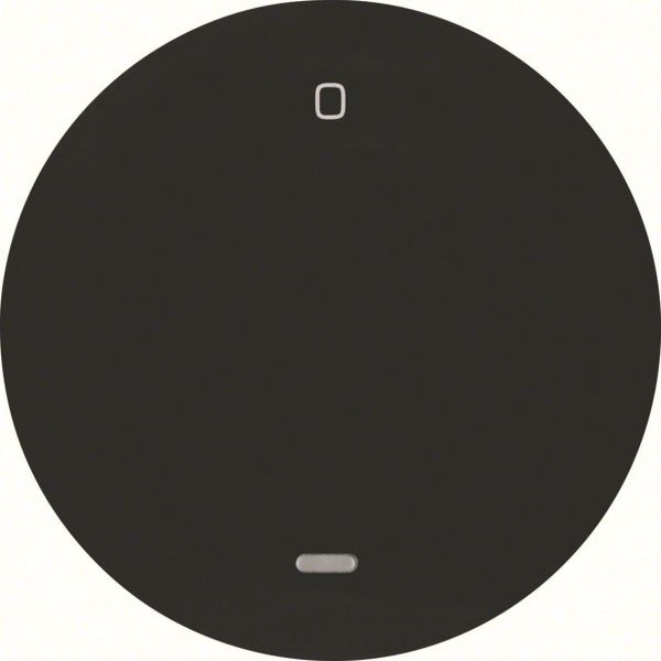 Vippearm Hager 16242045 for R.1 og R.3 Enkel vippe, svart, symbol «0»