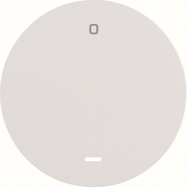 Vippearm Hager 16242089 for R.1 og R.3 Enkel vippe, hvit, symbol «0»