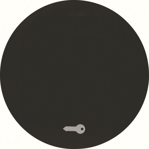Vippearm Hager 16202015 for R.1 og R.3, svart Enkel vippe, symbol «nøkkel/dør»