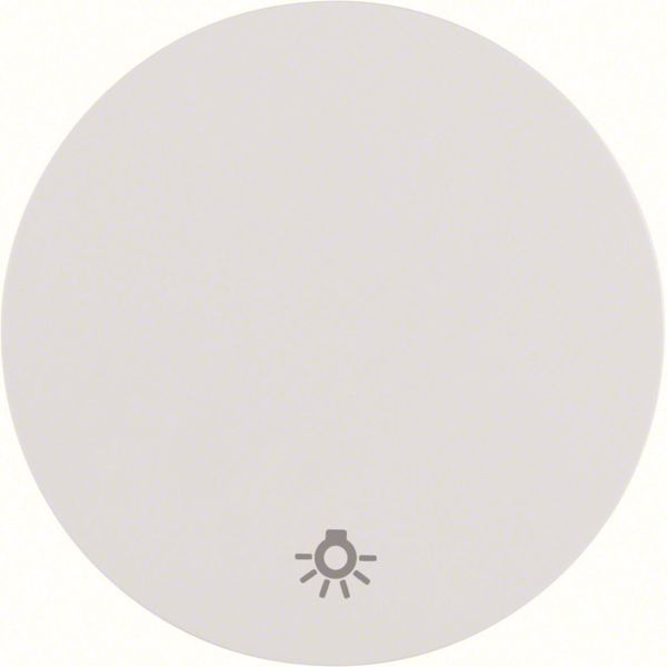 Vippearm Hager 16202079 for R.1 og R.3, hvit Enkel vippe, symbol «lys»