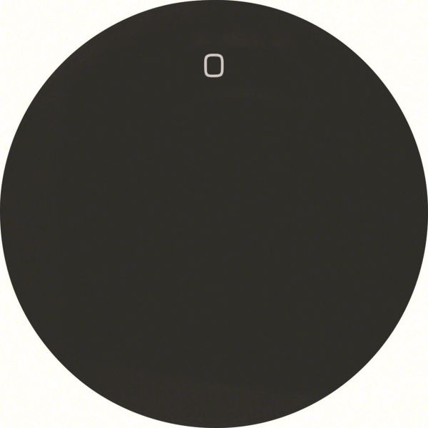 Vippearm Hager 16222045 for R.1 og R.3 Enkel vippe, svart, symbol «0»