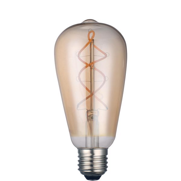LED-lampa Gelia Deco Edison 220 lm, 4 W, dimbar 