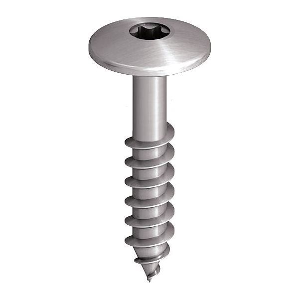 Facadeskrue Ejot 850238 lav profil, A2 4,9 x 38mm, 250-pak Uden bakke