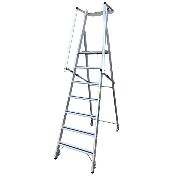 Platform stige Zarges Safemaster S med affjedringshjul 2-trin, 0,50 m