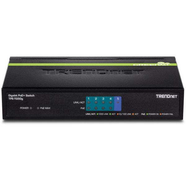 Omskifter TRENDnet TPE-TG50g  