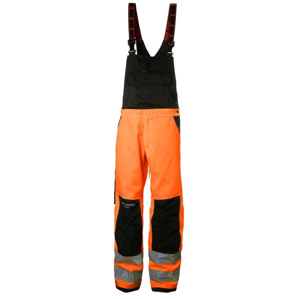 Arbeidsbukse Helly Hansen Workwear Alna 77510-269 varsel, oransje/svart C48