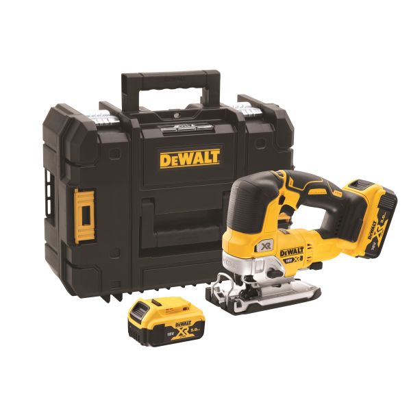 Stiksav Dewalt DCS334P2-QW med batteri og oplader 