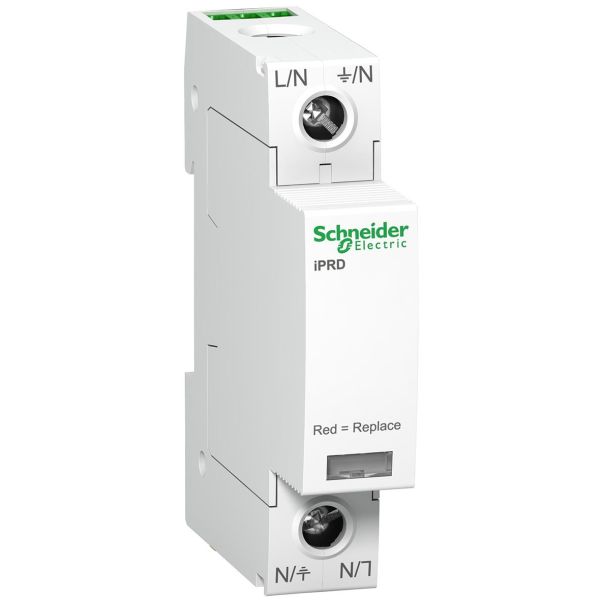 Överspänningsskydd Schneider Electric A9L40101 mot indirekta nedslag, iPRD 40R 1 ledare, med kontakt