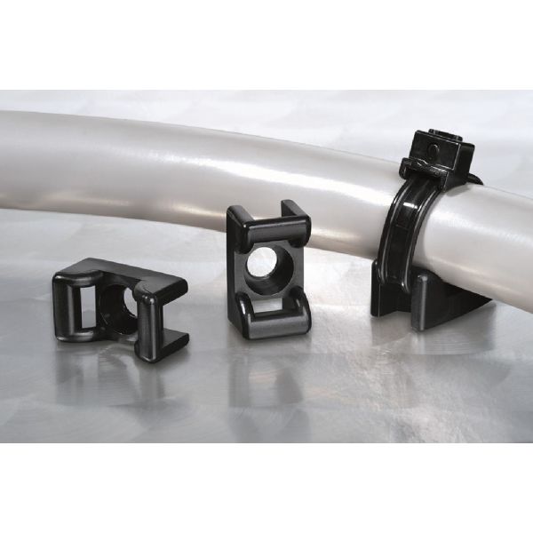 Fastgørelsesplade Hellermann Tyton 151-30700 Pakke med 15,8 x 21,8 x 9,4 mm, 100 stk 
