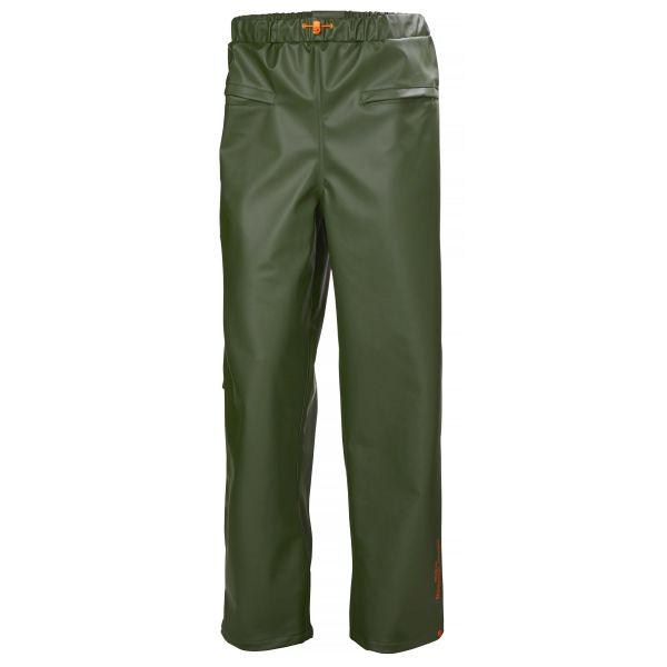 Regnbukse Helly Hansen Workwear Gale grønn, vindtett Grønn XS Med lomme