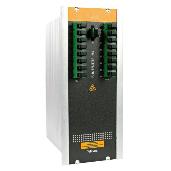 Splitter Televes 234501 med SC/APC-tilkobling 16-veis
