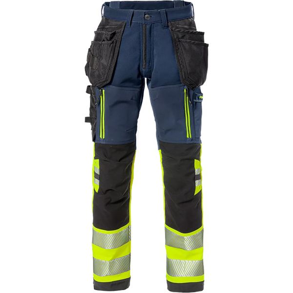 Arbeidsbukse Fristads FR 2568 STP varsel, marineblå, stretch C150