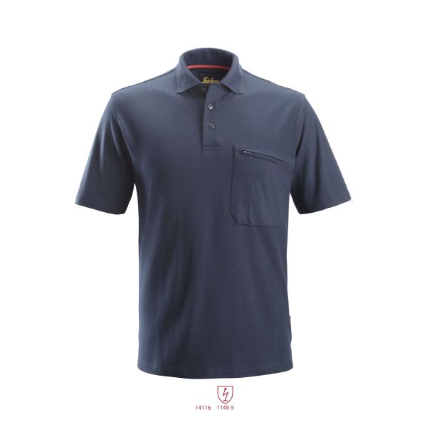 Pikéskjorte Snickers Workwear 2760 ProtecWork marineblå S
