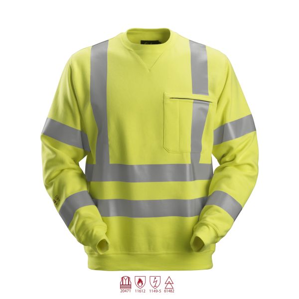 Trøje Snickers Workwear 2863 ProtecWork varsel, gul S