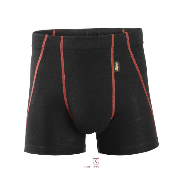 Boxerkalsong Snickers Workwear 9464 ProtecWork svart, flamskydd S