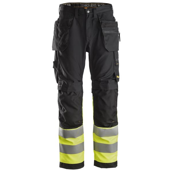 Håndværkerbukser Snickers Workwear 6233 AllroundWork Bemærk, gul/sort Hi-Vis, gul/sort C46