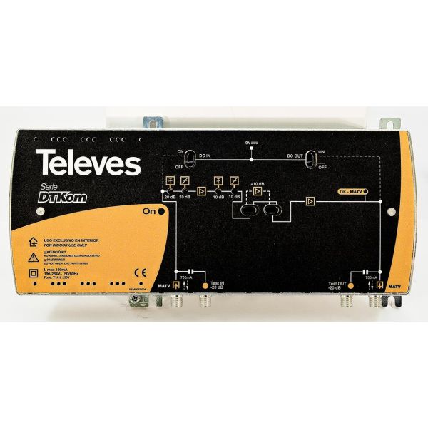 Vahvistin Televes DT-Kom 5338 Push-Pull-tekniikalla 